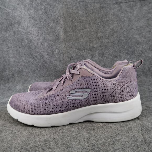 Skechers Shoes Women 9.5 Athletic Trainer Casual Sneaker Comfort Walk Run Purple - Picture 6 of 13